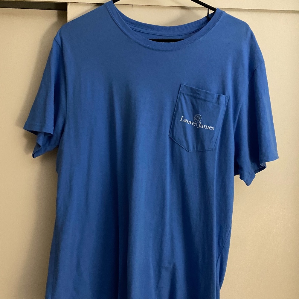 Lauren James Blue "Just Coast" T-Shirt | Size: M